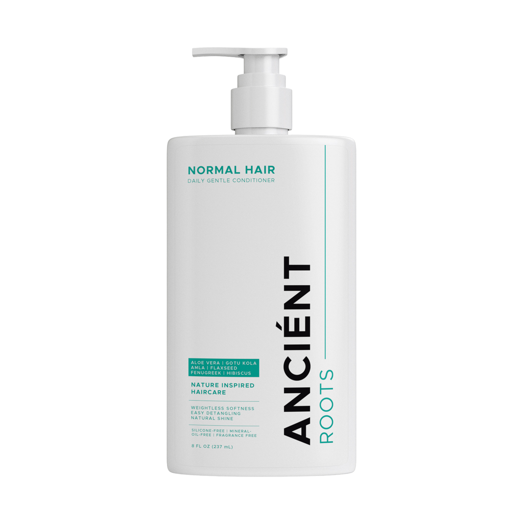 Ancient Roots Daily Gentle Conditioner for Normal Hair, Lightweight Detangling Conditioner for Natural Shine, 8 Fl Oz