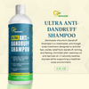 Ultra Anti-Dandruff Shampoo, Medicated Fungus-control Sulphur Formula With Rosemary, and Tea Tree Oil, Relief from Itchy Flakes and Dry Scalp