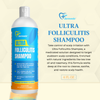 Dermveda Folliculitis Shampoo for Itchy Dry Scalp Flaking and Scaling, Fragrance-Free Homeopathic Formula, 4 Fl Oz