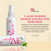 Dermveda V Glow Feminine Hygiene Spray – Vaginal Itch & Odor Wash for Sensitive Skin