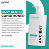 Ancient Roots Daily Gentle Conditioner for Normal Hair, Lightweight Detangling Conditioner for Natural Shine, 8 Fl Oz