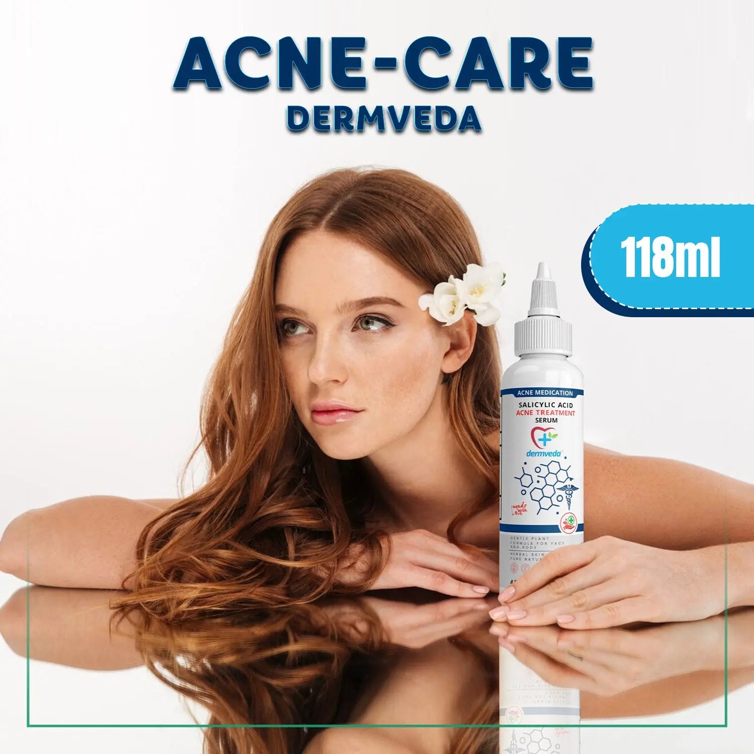Effective cystic acne treatment with salicylic acid acne serum for clear skin.