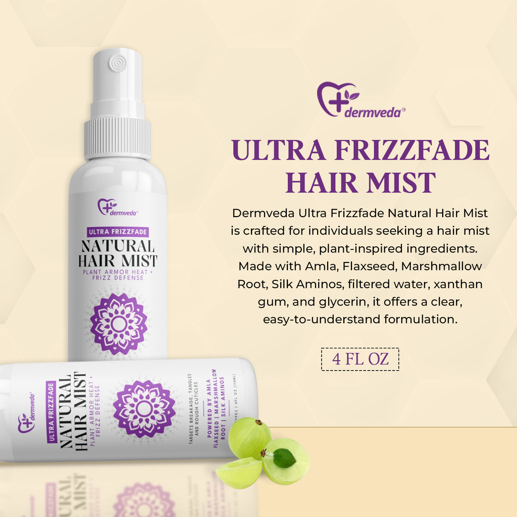 Dermveda Ultra Frizzfade Hair Mist, Hair Care for Women, 4 fl oz