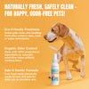 Petglow Natural Pet Odor Eliminator Spray for Dogs, Deodorizer with Neem, Ginger and Rosemary Extracts, Odor Controlling, Lasting Freshness