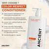 Ancient Roots Color-Respect Conditioner for Color-Treated Hair, Silicone Free Conditioner for Dyed Highlighted Hair, Aloe Vera Amla Turmeric Hibiscus Fenugreek, 8 Fl Oz