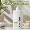 Ancient Roots Straight Hair Smoothing Shine Shampoo with Aloe Vera, Flaxseed, Amla and Castor Oil, 8 Fl Oz
