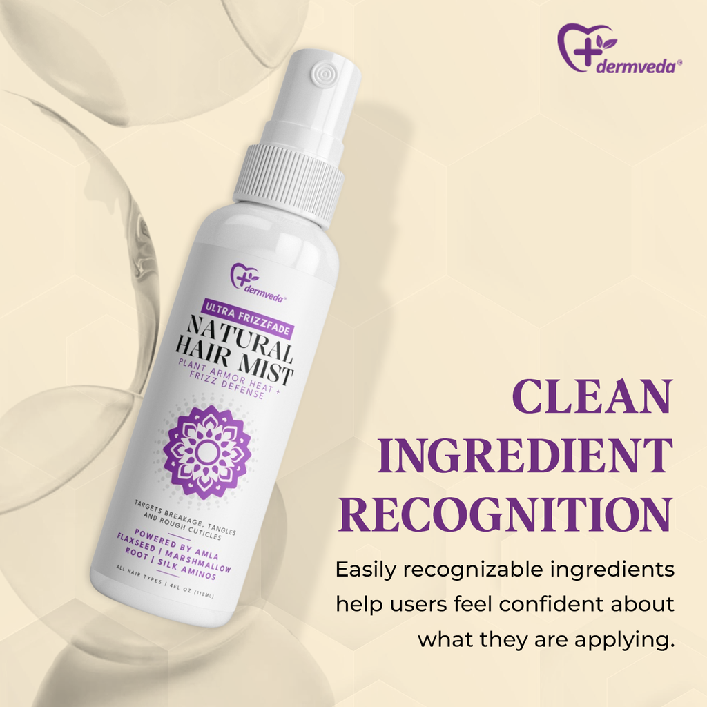 Dermveda Ultra Frizzfade Hair Mist, Hair Care for Women, 4 fl oz