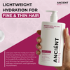 Ancient Roots Conditioner for Fine or Thin Hair, Weightless Volume Conditioner with Gotu Kola, Aloe Vera, Flaxseed and Fenugreek, 8 Fl Oz