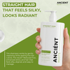 Ancient Roots Straight Hair Smoothing Shine Shampoo with Aloe Vera, Flaxseed, Amla and Castor Oil, 8 Fl Oz