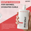Ancient Roots Curl Respect Shampoo with Aloe Vera, Flaxseed, Fenugreek, Hibiscus, Amla and Castor, Hydrating Cleanse for 2B-3C Curls and Waves, 8 Fl Oz
