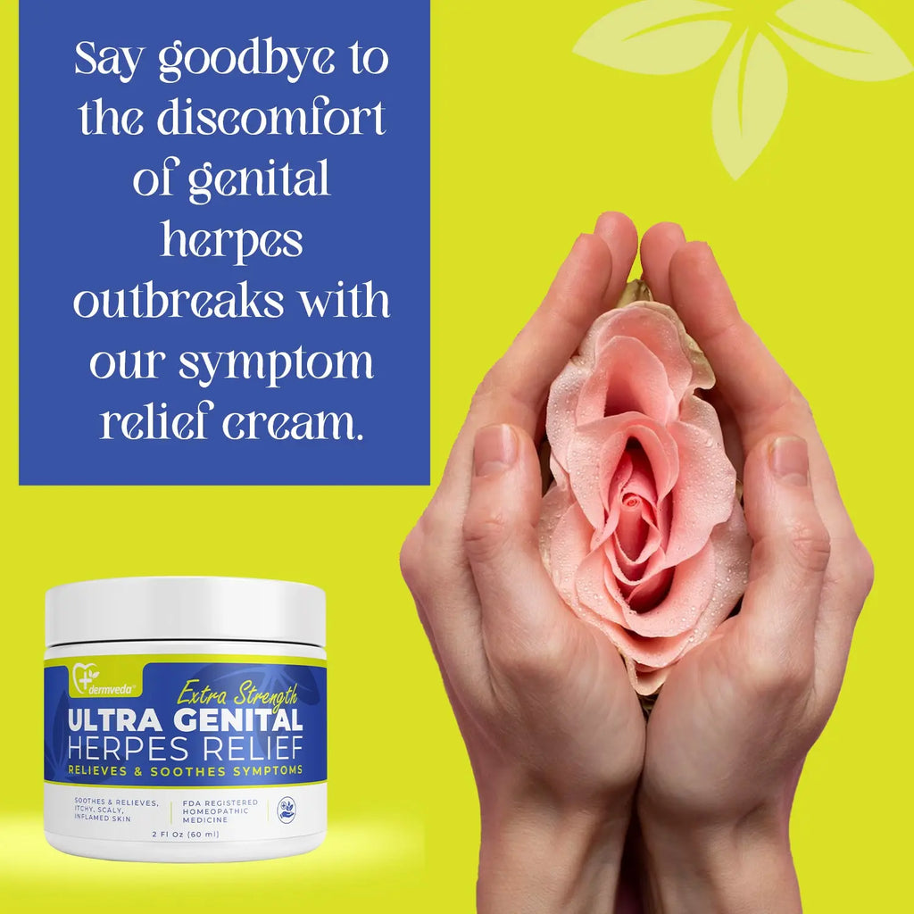 Ultra Genital Herpes Relief Cream, Soothing Treatment for Symptom Relief, Itchy and Inflamed Skin, Fast-Acting Genital Herpes Outbreak Relief. Celsius Herbs