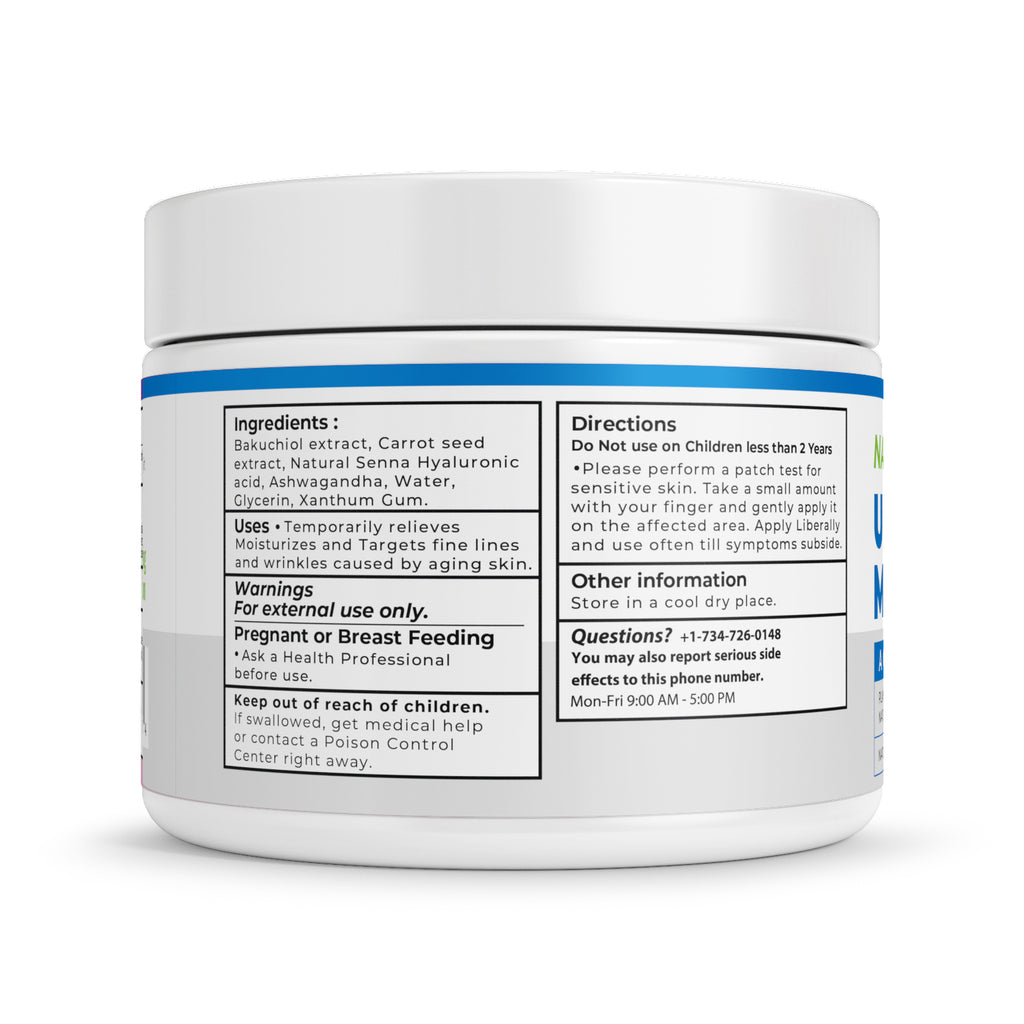 Dermveda Ultra Moisturizer Anti-Aging, Natural Skin-Strengthening Hydration Cream for Aging Skin - Nourishing Plant-Based Anti-Wrinkle Moisturizing Formula