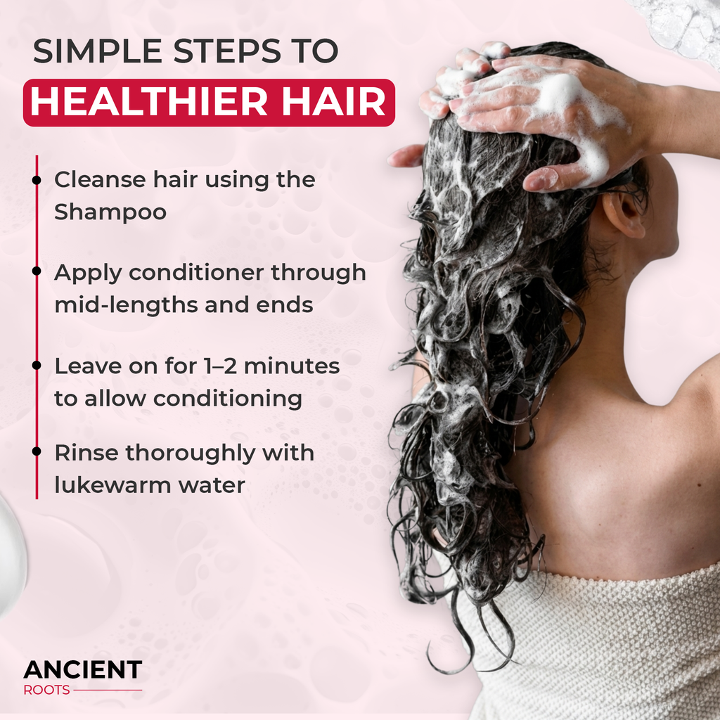 Ancient Roots Eczema Atopic Friendly Conditioner for Reactive Scalp, Barrier Care Conditioner with Aloe Vera, Flaxseed, Gotu Kola, Sweet Indrajao and Sweet Flag, 8 Fl Oz