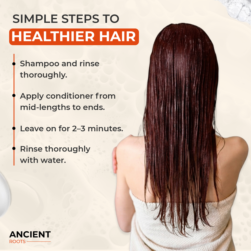 Ancient Roots Color-Respect Conditioner for Color-Treated Hair, Silicone Free Conditioner for Dyed Highlighted Hair, Aloe Vera Amla Turmeric Hibiscus Fenugreek, 8 Fl Oz