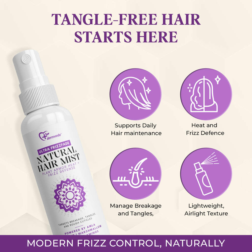 Dermveda Ultra Frizzfade Hair Mist, Hair Care for Women, 4 fl oz
