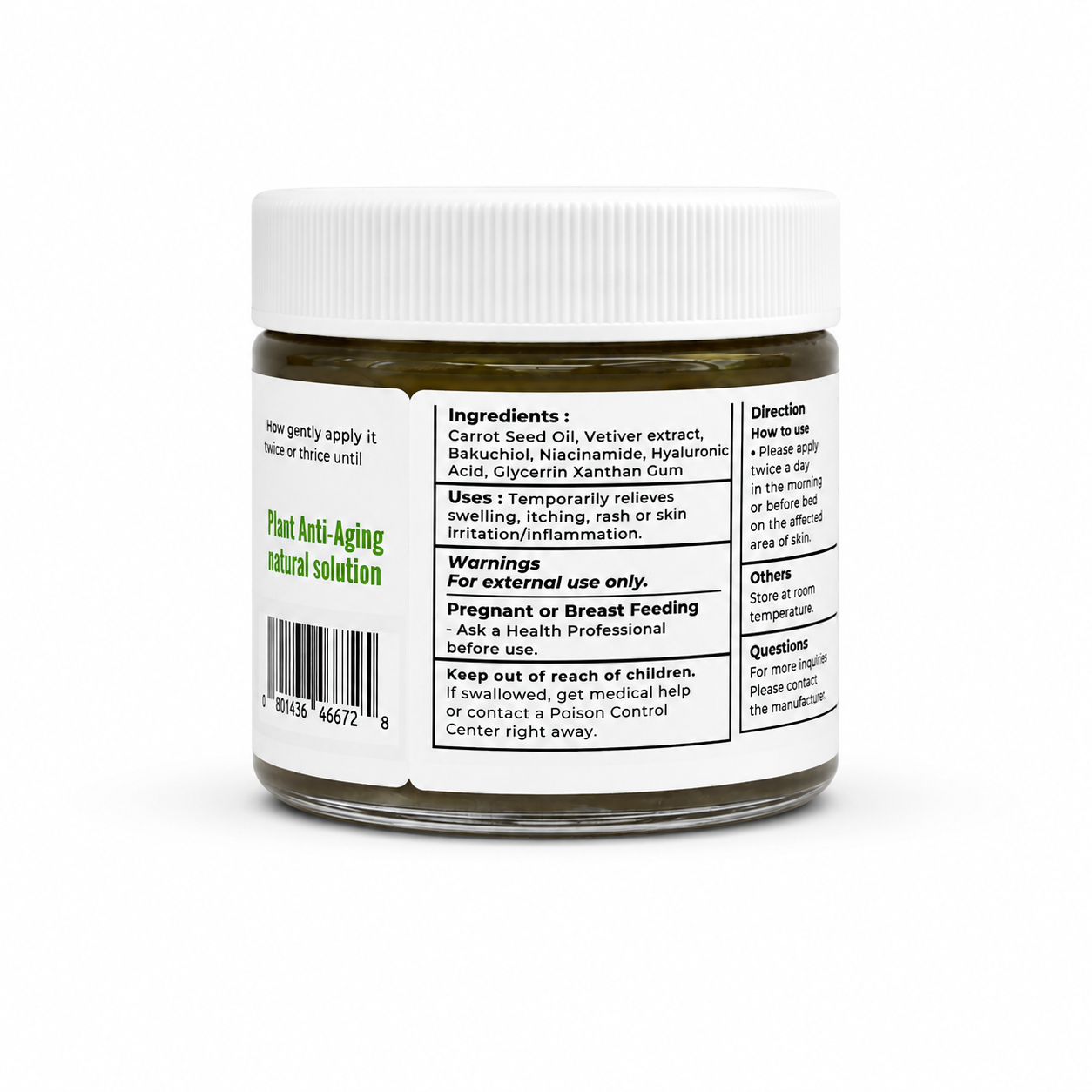 Dermveda Ultra Moisturizer Anti-Aging, Natural Skin-Strengthening Hydration Cream for Aging Skin - Nourishing Plant-Based Anti-Wrinkle Moisturizing Formula