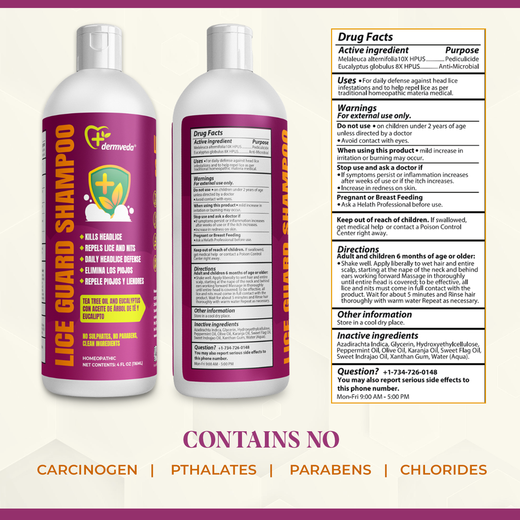 Dermveda Lice Guard Shampoo