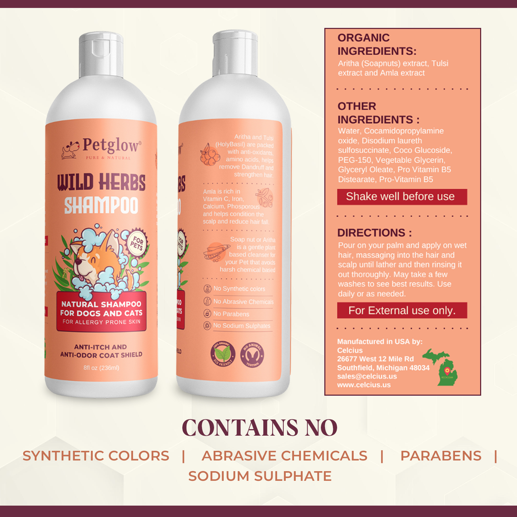 Natural Wild Herbs Shampoo 10