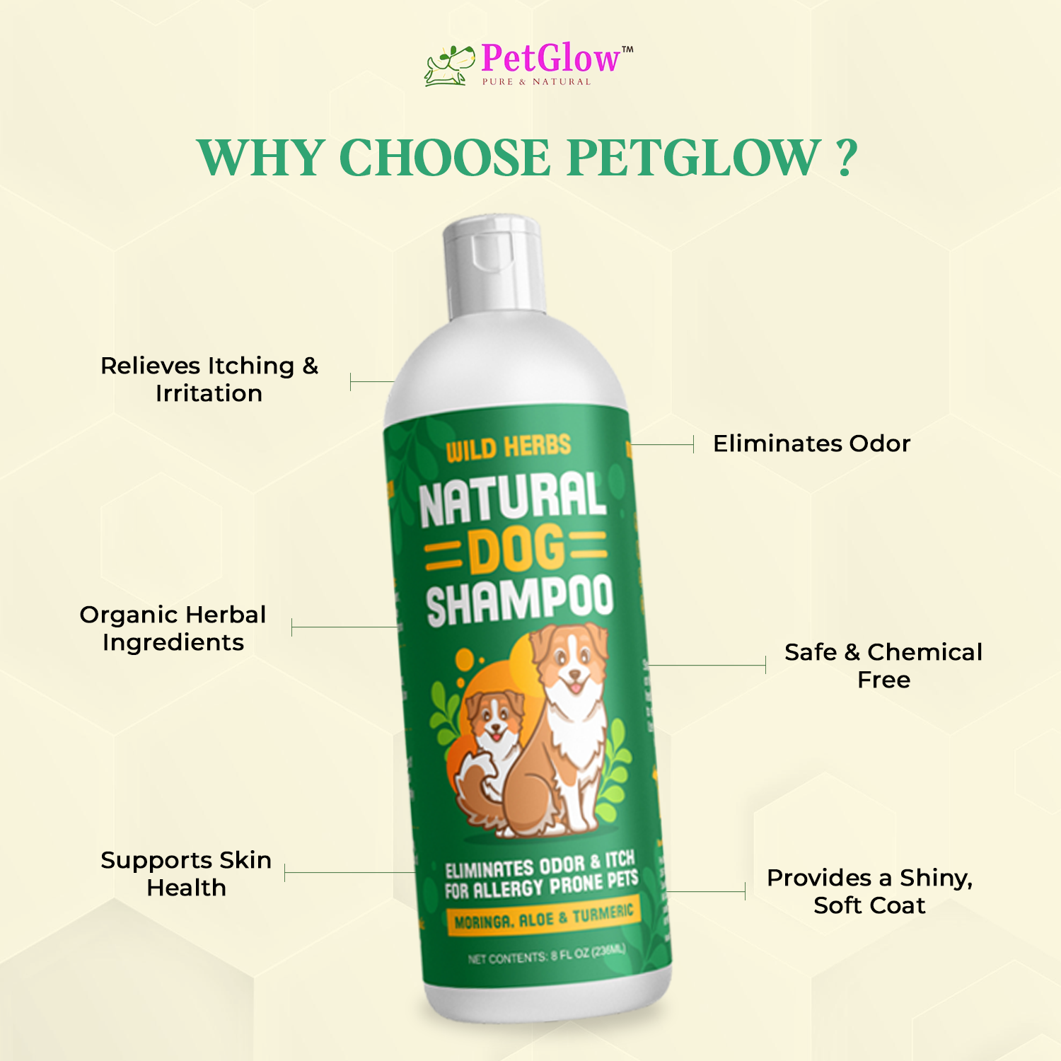 Wild Herbs Natural Dog Shampoo 7