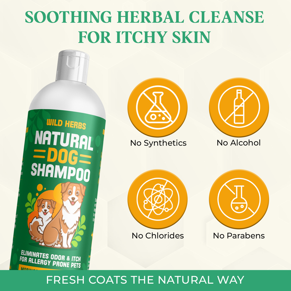 Wild Herbs Natural Dog Shampoo 8