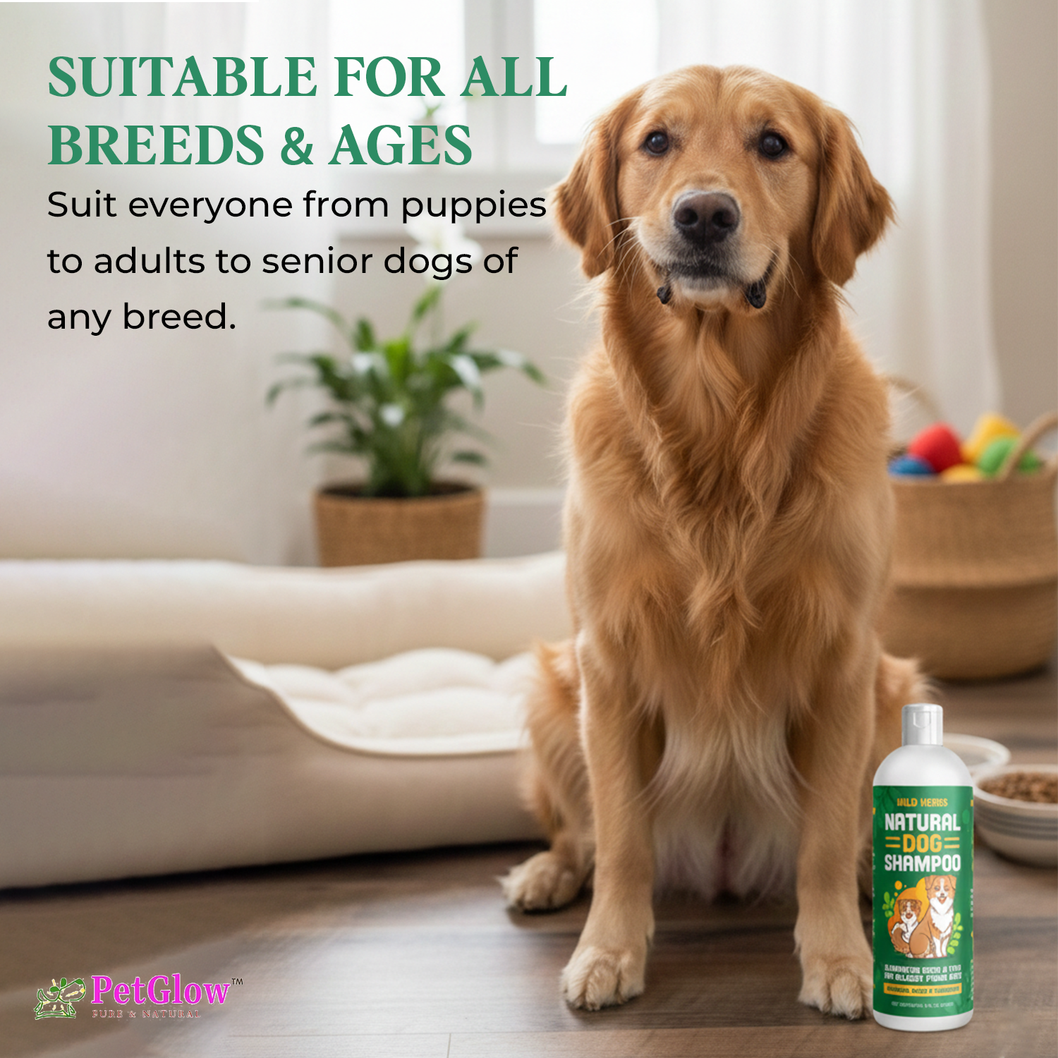Wild Herbs Natural Dog Shampoo 9