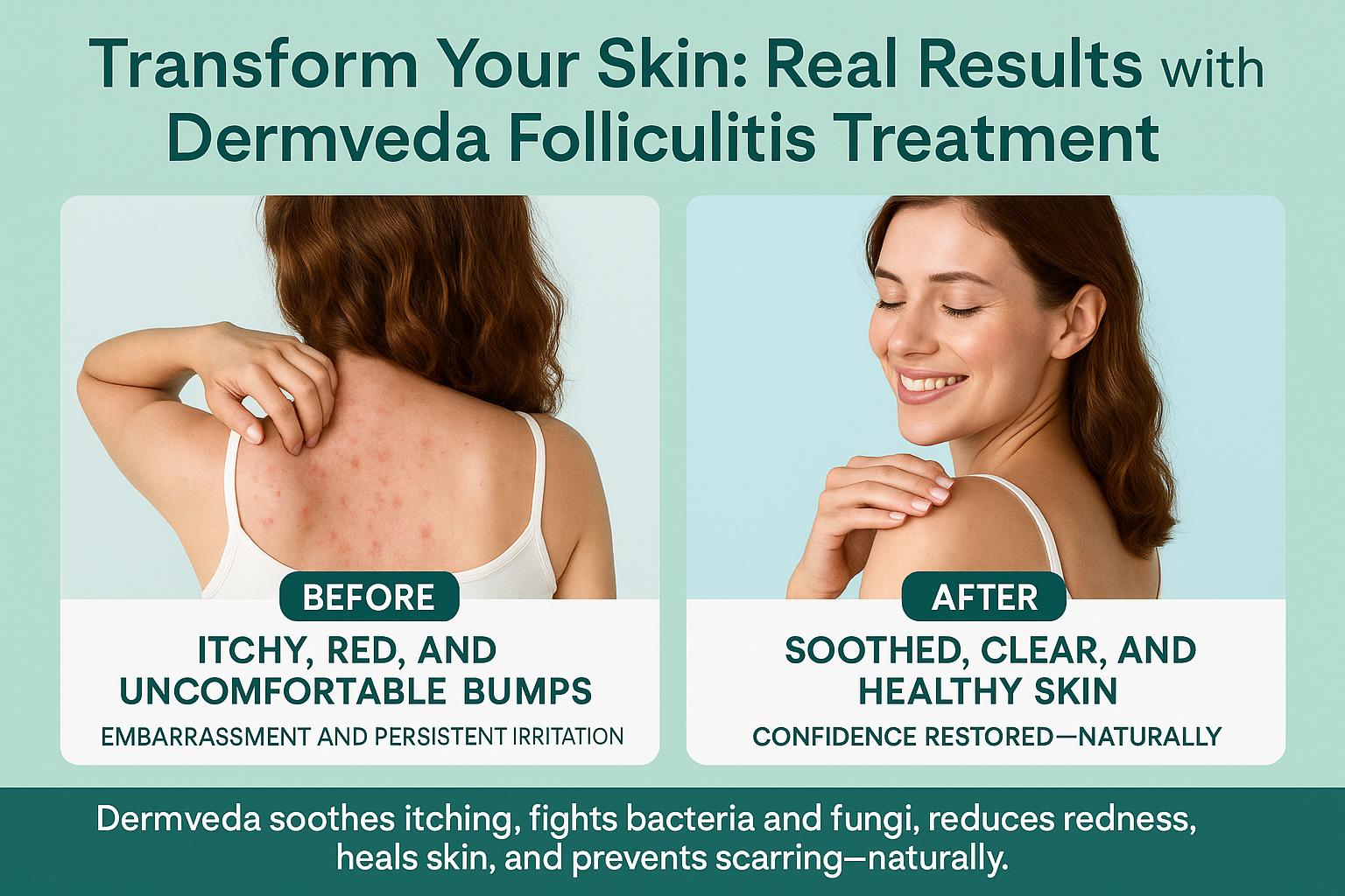 Folliculitis cream before and after